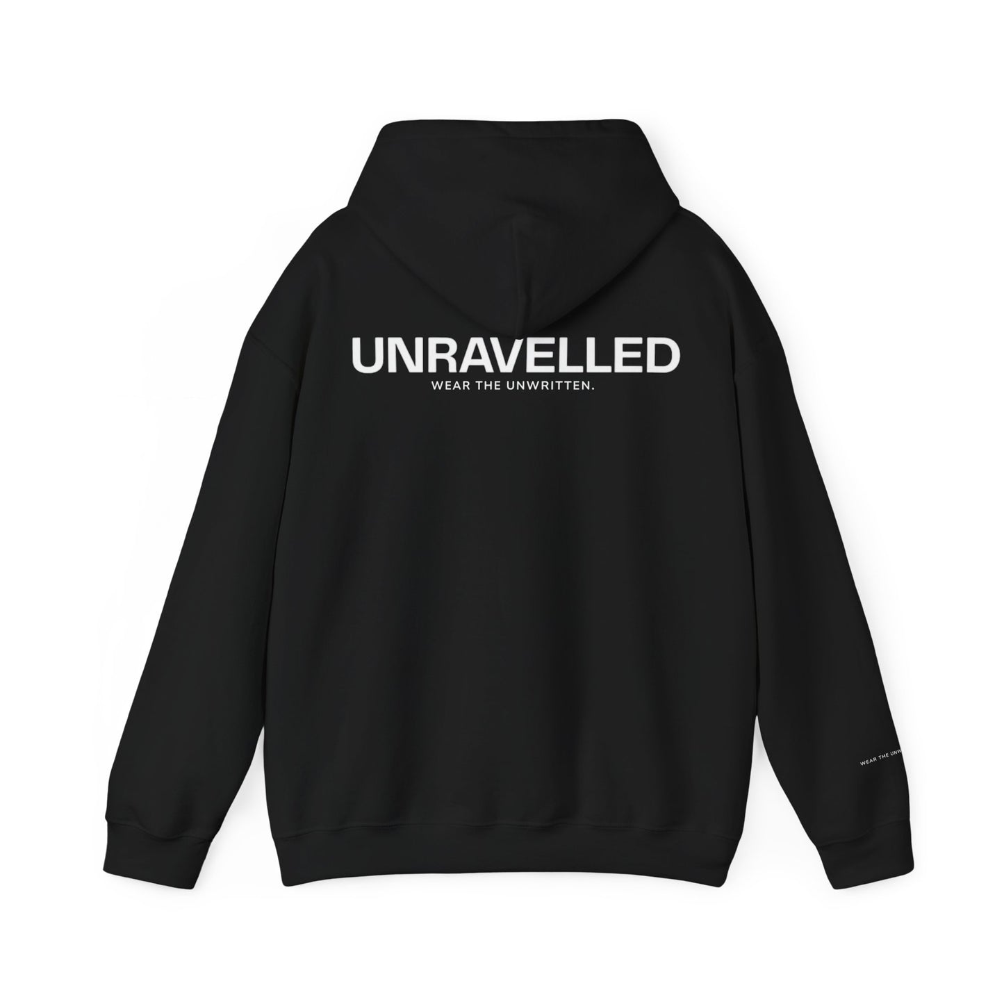UNRAVELLED CLASSIC LOGO HOODIE - Black
