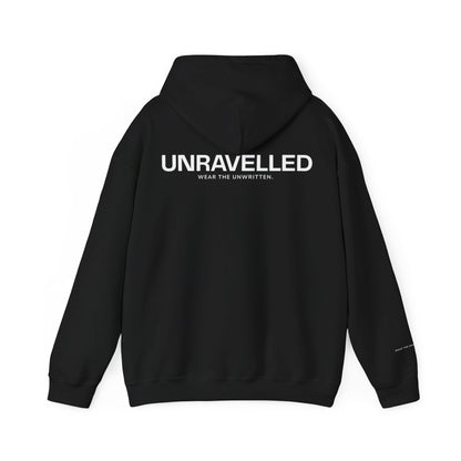 UNRAVELLED CLASSIC LOGO HOODIE - Black